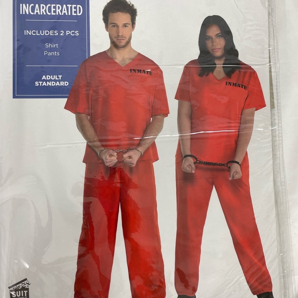 Adult One Size Prisoner costume